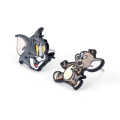 Benutzerdefinierte niedliche Kartonkatze und Rattenartikel Anime Cactus Logo Sammlungbar Zinklegungsanlagen Pin